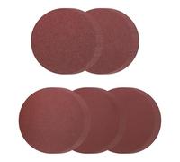 sourcing map 30pcs 200mm Sanding Discs, 40/60/80/120/180 Grits Aluminum Oxide Hook & Loop Stick Back Sandpapers Round Sander Papers, Sand Auto Car Paint, Wood, Metal (6pcs of Each Grit)