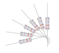 sourcing map 30Pcs 3.3 Ohm Resistor, 2W 5% Tolerance Metal Oxide Film Resistors, Axial Lead, Flame Proof for DIY Electronic Projects and Experiments