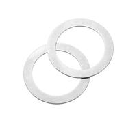 sourcing map 30Pcs 304 Stainless Steel Flat Washers, M18x25x0.3mm Ultra Thin Flat Spacers, Flat Ring Fasteners for Bolts Screws, Electronic Repair, Automotive, Mechanical Industry