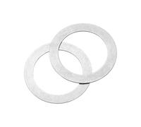 sourcing map 30Pcs 304 Stainless Steel Flat Washers, M20x28x0.1mm Ultra Thin Flat Spacers, Flat Ring Fasteners for Bolts Screws, Electronic Repair, Automotive, Mechanical Industry