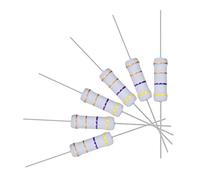 sourcing map 30Pcs 4.7 Ohm Resistor, 2W 5% Tolerance Metal Oxide Film Resistors, Axial Lead, Flame Proof for DIY Electronic Projects and Experiments