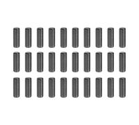 sourcing map 30Pcs 4mm x 12mm Dowel Pins, 304 Stainless Steel Cylindrical Shelf Support Pegs Chamfered End Pin Rod Fasten Elements Metal Shelf Pegs, Black