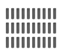 sourcing map 30Pcs 4mm x 14mm Dowel Pins, 304 Stainless Steel Cylindrical Shelf Support Pegs Chamfered End Pin Rod Fasten Elements Metal Shelf Pegs, Black