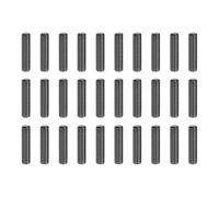 sourcing map 30Pcs 4mm x 18mm Dowel Pins, 304 Stainless Steel Cylindrical Shelf Support Pegs Chamfered End Pin Rod Fasten Elements Metal Shelf Pegs, Black