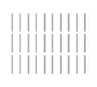 sourcing map 30Pcs 4mm x 45mm Dowel Pins, 304 Stainless Steel Cylindrical Round Head Shelves Support Pegs Locating Pin for Bookshelf Cabinet Furniture Component, GB831, Silver
