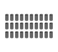 sourcing map 30Pcs 4mm x 8mm Dowel Pins, 304 Stainless Steel Cylindrical Shelf Support Pegs Chamfered End Pin Rod Fasten Elements Metal Shelf Pegs, Black