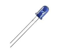 sourcing map 30pcs 5mm 940nm Infrared Emitter Diode DC 1.35V LED IR Emitter Light Emitting Diodes Blue Round Head