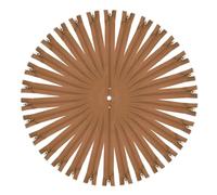 sourcing map 30Pcs 7 Inch #3 Nylon Coil Zippers for Sewing, Close End Sewing Zipper Supplies Bulk Zippers for Tailor Crafts, Dresses, Pillows DIY Crafter's Special, Brown