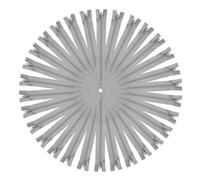 sourcing map 30Pcs 7 Inch #3 Nylon Coil Zippers for Sewing, Close End Sewing Zipper Supplies Bulk Zippers for Tailor Crafts, Dresses, Pillows DIY Crafter's Special, Grey