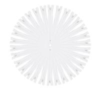 sourcing map 30Pcs 7 Inch #3 Nylon Coil Zippers for Sewing, Close End Sewing Zipper Supplies Bulk Zippers for Tailor Crafts, Dresses, Pillows DIY Crafter's Special, White