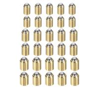 sourcing map 30pcs Ball Point Spring Plungers 2x3mm / 3x4mm / 4x5mm Brass No Step Positioning Beads Ball Spring Plungers Ball Catch Latch for Door Cupboard Mechanical Devices Furniture