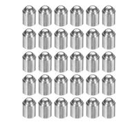 sourcing map 30pcs Ball Point Spring Plungers 5x6mm 304 Stainless Steel No Step Positioning Beads Ball Spring Plungers Ball Catch Latch for Door Cupboard Mechanical Devices Furniture