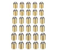 sourcing map 30pcs Ball Point Spring Plungers 5x6mm / 6x7mm / 8x9mm Brass No Step Positioning Beads Ball Spring Plungers Ball Catch Latch for Door Cupboard Mechanical Devices Furniture