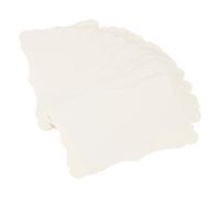 sourcing map 30Pcs Blank Kraft Cards Cardstock, 15 x 10cm Thick Colored Cardstock Paper White Index Cards for DIY Gift Greeting Cards Menus Wedding Invitations