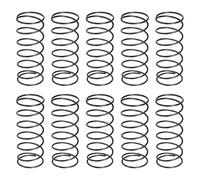 sourcing map 30Pcs Compression Spring, 20mm OD, 1.2mm Wire Size, 50mm Free Length, Spring Steel Construction Extended Mechanical Compression Springs for Shop and Home Repairs, Black
