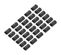 sourcing map 30Pcs Ferrite Filter Ring Core RFI EMI Noise Suppression Cable Clip ID 9mm for Electronic Devices, Industry, Black