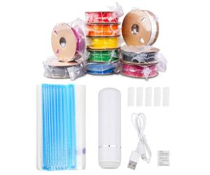 sourcing map 30pcs Filament Storage Bags, 11x13 Inch Plus Size 3D Printer Accessories Vacuum Storage Bags, Keep Filament Dry Sealed Kit with Auto Pump Sealing Clip