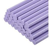 sourcing map 30pcs Full Size Hot Glue Gun Sticks 11mm x 200mm High Sticky Large Hot Glue Sticks for Glue Gun, Purple