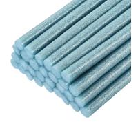 sourcing map 30pcs Full Size Hot Glue Gun Sticks 11mm x 200mm High Sticky Large Hot Glue Sticks for Glue Gun, Glitter Sky Blue