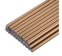 sourcing map 30pcs Full Size Hot Glue Gun Sticks 11mm x 200mm High Sticky Large Hot Glue Sticks for Glue Gun, Bronze Gold