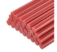 sourcing map 30pcs Full Size Hot Glue Gun Sticks 11mm x 200mm High Sticky Large Hot Glue Sticks for Glue Gun, Red