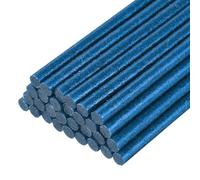 sourcing map 30pcs Full Size Hot Glue Gun Sticks 7mm x 200mm High Sticky Small Hot Glue Sticks for Glue Gun, Glitter Bright Blue