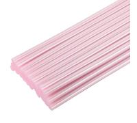 sourcing map 30pcs Full Size Hot Glue Gun Sticks 7mm x 200mm High Sticky Small Hot Glue Sticks for Glue Gun, Metallic Pink