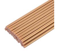 sourcing map 30pcs Full Size Hot Glue Gun Sticks 7mm x 200mm High Sticky Small Hot Glue Sticks for Glue Gun, Metallic Gold