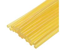 sourcing map 30pcs Full Size Hot Glue Gun Sticks 7mm x 270mm High Sticky Small Hot Glue Sticks for Glue Gun, Yellow Clear