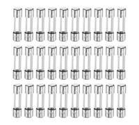 sourcing map 30pcs Fuses 2.5A 125 Volt Fast Blow Glass Fuse F2.5AL250V 5x20mm Fast Acting Fuses for Christmas Light Electrical Systems Microwave Ovens TVs Fans Lights Oven