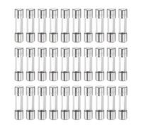 sourcing map 30pcs Fuses 3A 125 Volt Fast Blow Glass Fuse F3AL250V 5x20mm Fast Acting Fuses for Christmas Light Electrical Systems Microwave Ovens TVs Fans Lights Oven