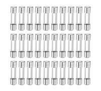 sourcing map 30pcs Fuses 6.3A 125 Volt Fast Blow Glass Fuse F6.3AL250V 5x20mm Fast Acting Fuses for Christmas Light Electrical Systems Microwave Ovens TVs Fans Lights Oven