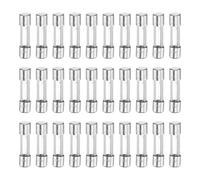 sourcing map 30pcs Fuses 7A 125 Volt Fast Blow Glass Fuse F7AL250V 5x20mm Fast Acting Fuses for Christmas Light Electrical Systems Microwave Ovens TVs Fans Lights Oven