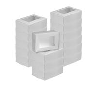 sourcing map 30Pcs Kraft Soap Boxes for Homemade Soap, 3.3" x 2.6" x 1.18" Mini Kraft Treat Boxes with Clear Window Candy Cookie Gift Boxes for Party Favor Treats Packaging (Silver)