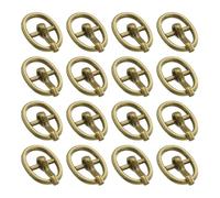 sourcing map 30Pcs Metal Roller Buckles, 5.5mm - 0.22" Rectangle Sewing Mini Buckles Webbing Slider Single Pin Slides for DIY Craft Accessories Clothes Belt (Bronze, 10mm)