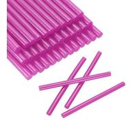sourcing map 30pcs Mini Glue Stick 0.3"x3.9" High-Stick Hot Glue Gun Sticks Hot Melt Adhesive Strip for DIY Craft Sealing Repair Festival Decoration, Pink