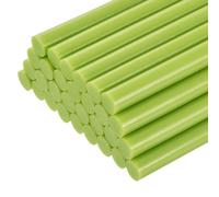 sourcing map 30pcs Mini Hot Glue Gun Sticks 11mm x 100mm High Sticky Large Hot Glue Sticks for Glue Gun, Fruit Green