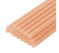sourcing map 30pcs Mini Hot Glue Gun Sticks 7mm x 100mm High Sticky Small Hot Glue Sticks for Glue Gun, Glitter Orange