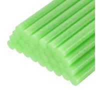 sourcing map 30pcs Mini Hot Glue Gun Sticks 7mm x 100mm High Sticky Small Hot Glue Sticks for Glue Gun, Glitter Fruit Green