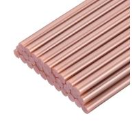 sourcing map 30pcs Mini Hot Glue Gun Sticks 7mm x 100mm High Sticky Small Hot Glue Sticks for Glue Gun, Rose Gold