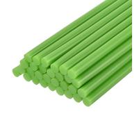 sourcing map 30pcs Mini Hot Glue Gun Sticks 7mm x 200mm High Sticky Small Hot Glue Sticks for Glue Gun, Turquoise Green