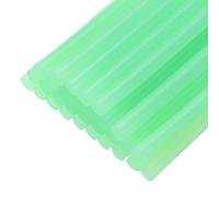 sourcing map 30pcs Mini Hot Glue Sticks for Mini Glue Gun, 4-inch x 0.28-inch Glue Gun Sticks for Art DIY Craft, Luminous Green