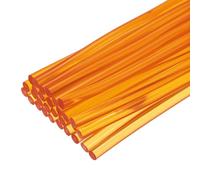 sourcing map 30pcs Mini Hot Glue Sticks for Mini Glue Gun, 8-inch x 0.28-inch Glue Gun Sticks for Art DIY Craft, Clear Orange