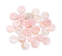 sourcing map 30Pcs Natural Shell Buttons, 11.5mm Mother of Pearl Buttons Bowl Shaped Shell Shank Button for Shirt Sewing DIY Crafts Decoration, Gradient Pink