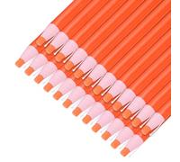 sourcing map 30PCS Peel-Off Grease Pencils, Color China Markers for Glass Metal Plastic Paper, Non-Sharpening Wax Pencils for Coloring Drawing Marking, Orange