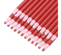 sourcing map 30PCS Peel-Off Grease Pencils, Color China Markers for Glass Metal Plastic Paper, Non-Sharpening Wax Pencils for Coloring Drawing Marking, Red