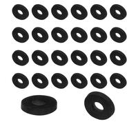 sourcing map 30pcs Rubber Spacers 16.5mm OD, 6.5mm ID, 3mm Height Round Anti Vibration Spacer Rubber Bushing Grommets Thick Rubber Washers for Home Car Accessories