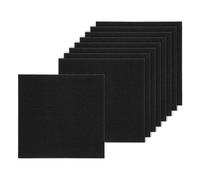 sourcing map 30Pcs Self-Adhesive Carpet Tiles, 30 x 30cm Non Slip Self Adhesive Carpet Squares DIY Floor Rug Tile for Bedroom, Living Room, Kitchen, Dining Room, Black