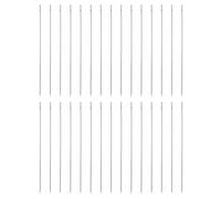 sourcing map 30pcs Sewing Needles 0.45mm Diameter 55mm (2.17") Long Ultra-Thin Stainless Steel Hand Embroidery Bead Needles for Jewelry Making DIY Crafts