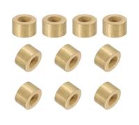 sourcing map 30Pcs Sleeve Bearings, 4mm Bore x 8mm OD x 5mm Length, Self-Lubricating Sintered Bronze Bushings